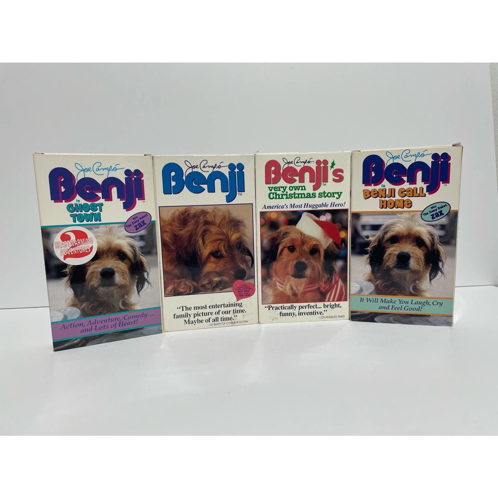 Benji Lot of 4 VHS
